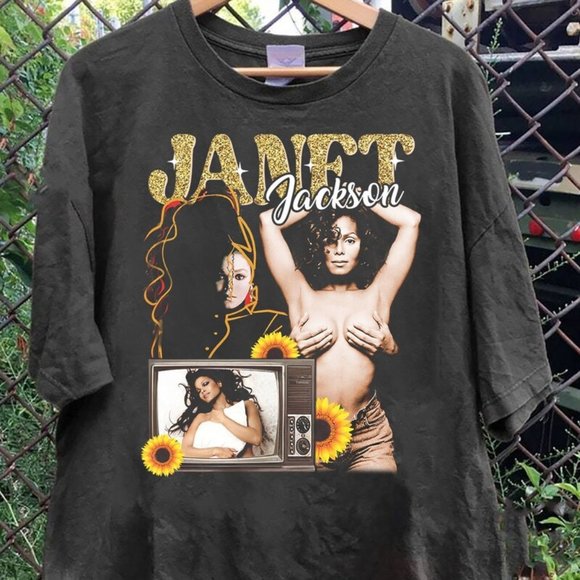 Vintage Janet Jackson Tshirt, Janet Jackson Retro 90s Shirt,_1 - Picture 1 of 1
